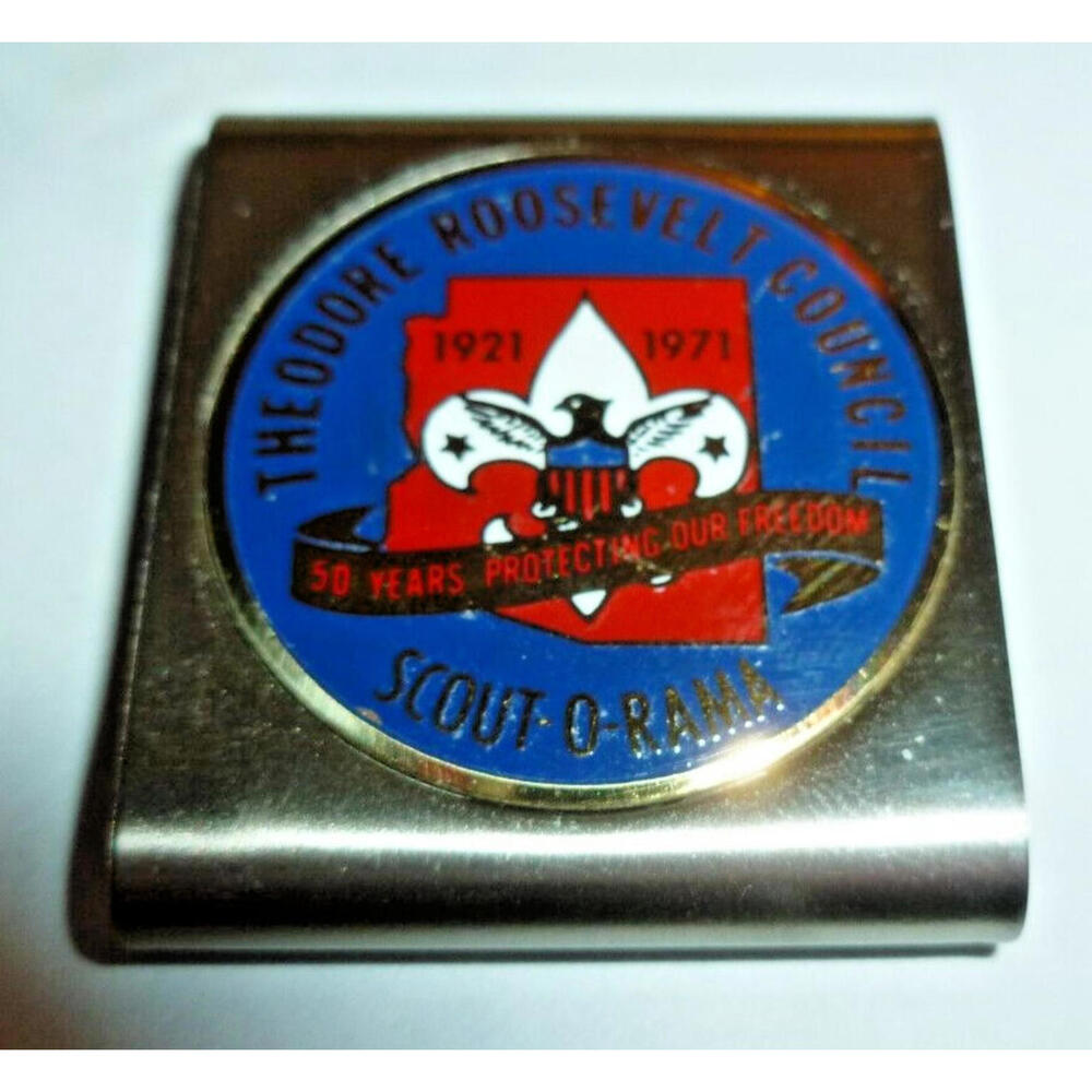 Vintage Boy Scout BELT LOOP BSA Badge Theodore Roosevelt Council Scout-o-Rama
